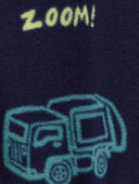 Blue - Toddler 1-Piece Cars Fleece Footie Pajamas, Selected