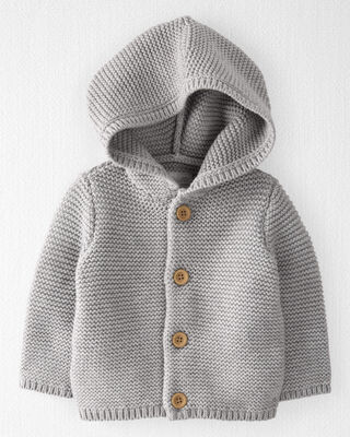 Product image 2 of Baby Organic Cotton Signature Stitch Cardigan