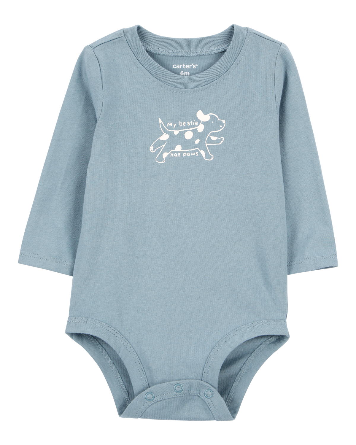 Baby My Bestie Has Paws Dog Collectible Bodysuit