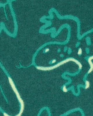 Product image 2 of Toddler 4-Piece Lizard Cotton Blend Pajamas - Green