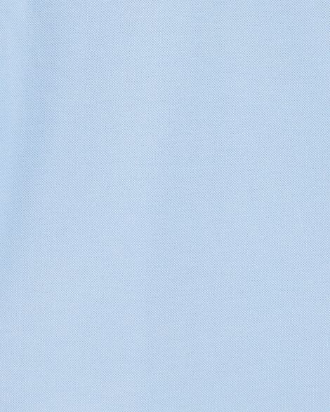 Product image 2 of Kid Pique Uniform Polo Shirt - Light Blue