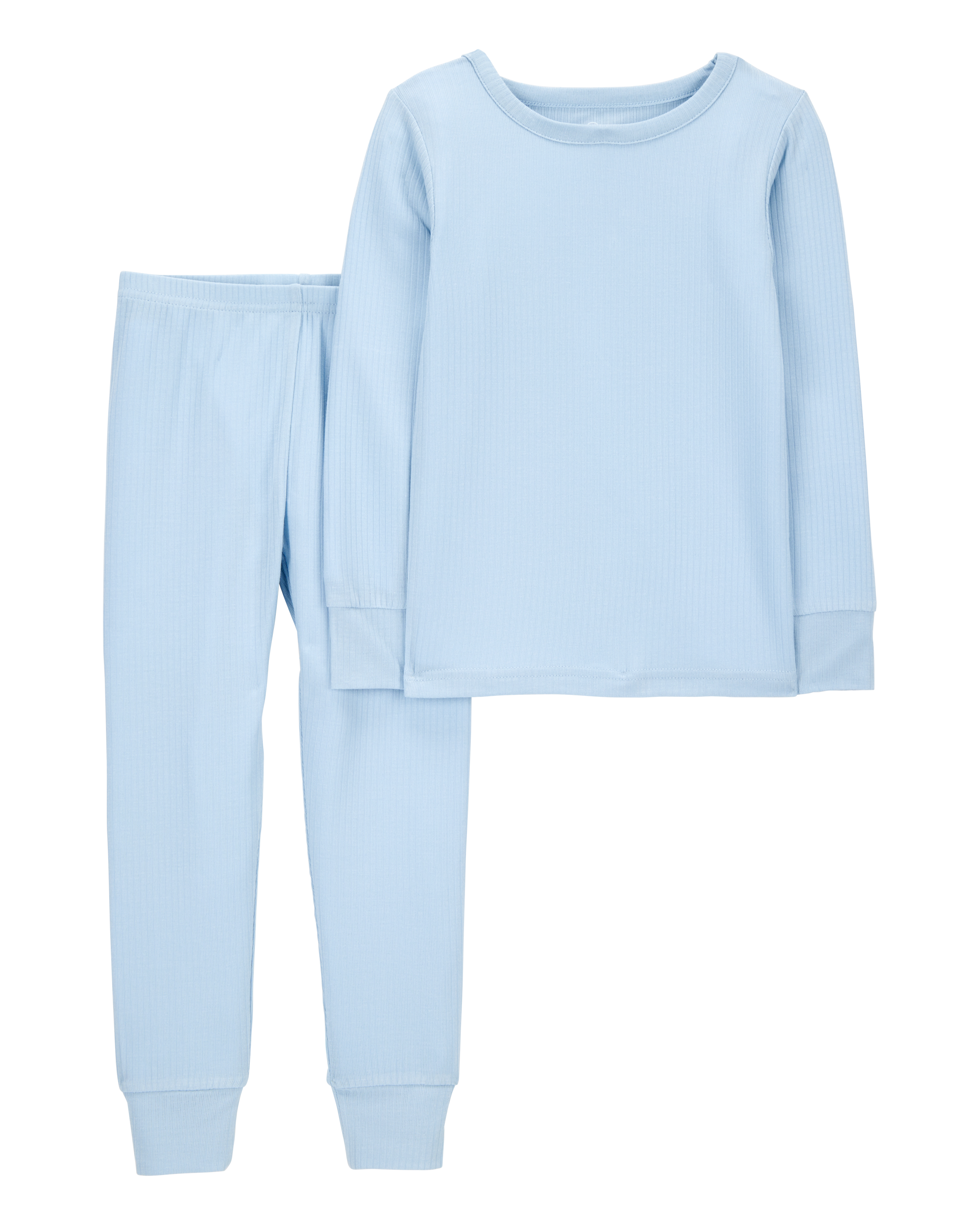 Toddler Solid PurelySoft 2-Piece Pajamas - Blue