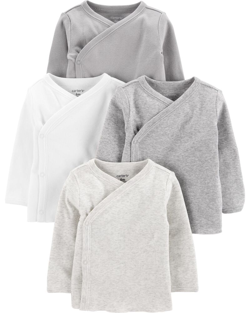 4 Pack Side Snap Tees Carters Com