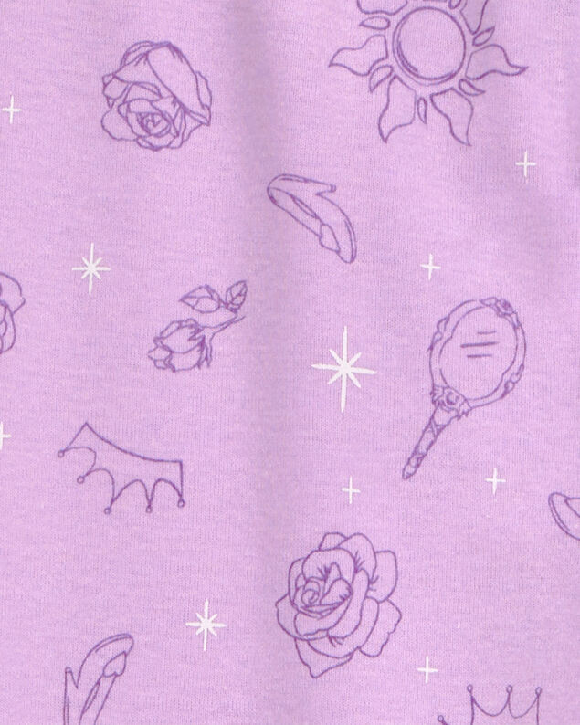 Product image 2 of Kid Disney Princess Snug Fit Cotton 2-Piece Pajamas - Purple