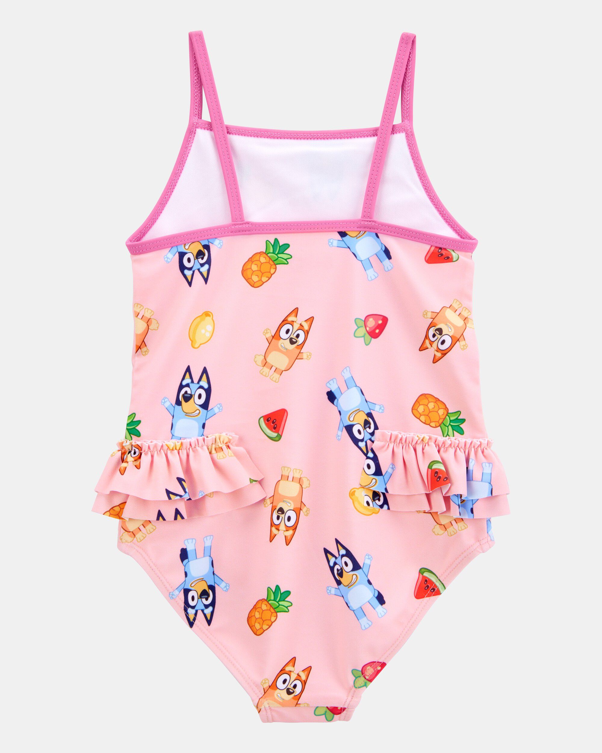 Toddler Girl Bluey™ 1-Piece Swimsuit - Pink