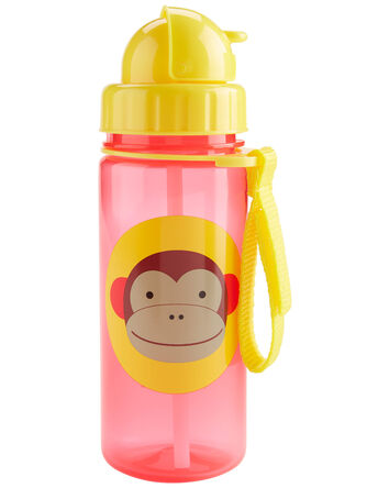 Zoo Straw Bottle - 13 oz - Monkey