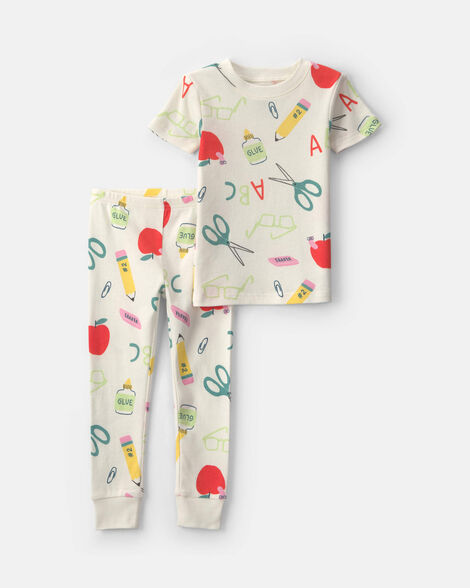 toddler 2-piece school pajama set