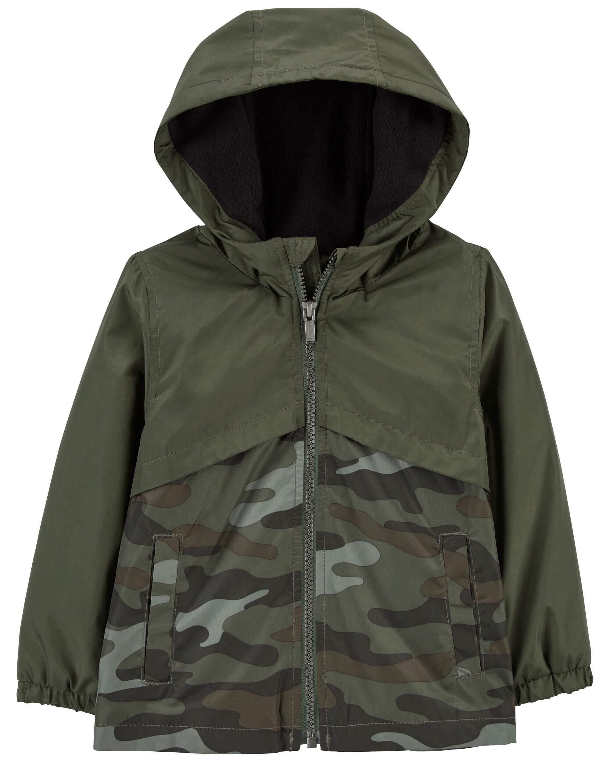 Green Baby Camo Fleece-Lined Mid-Weight 