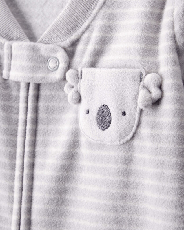 Product image 2 of Baby Koala Long-Sleeve Wearable Blanket - Grey