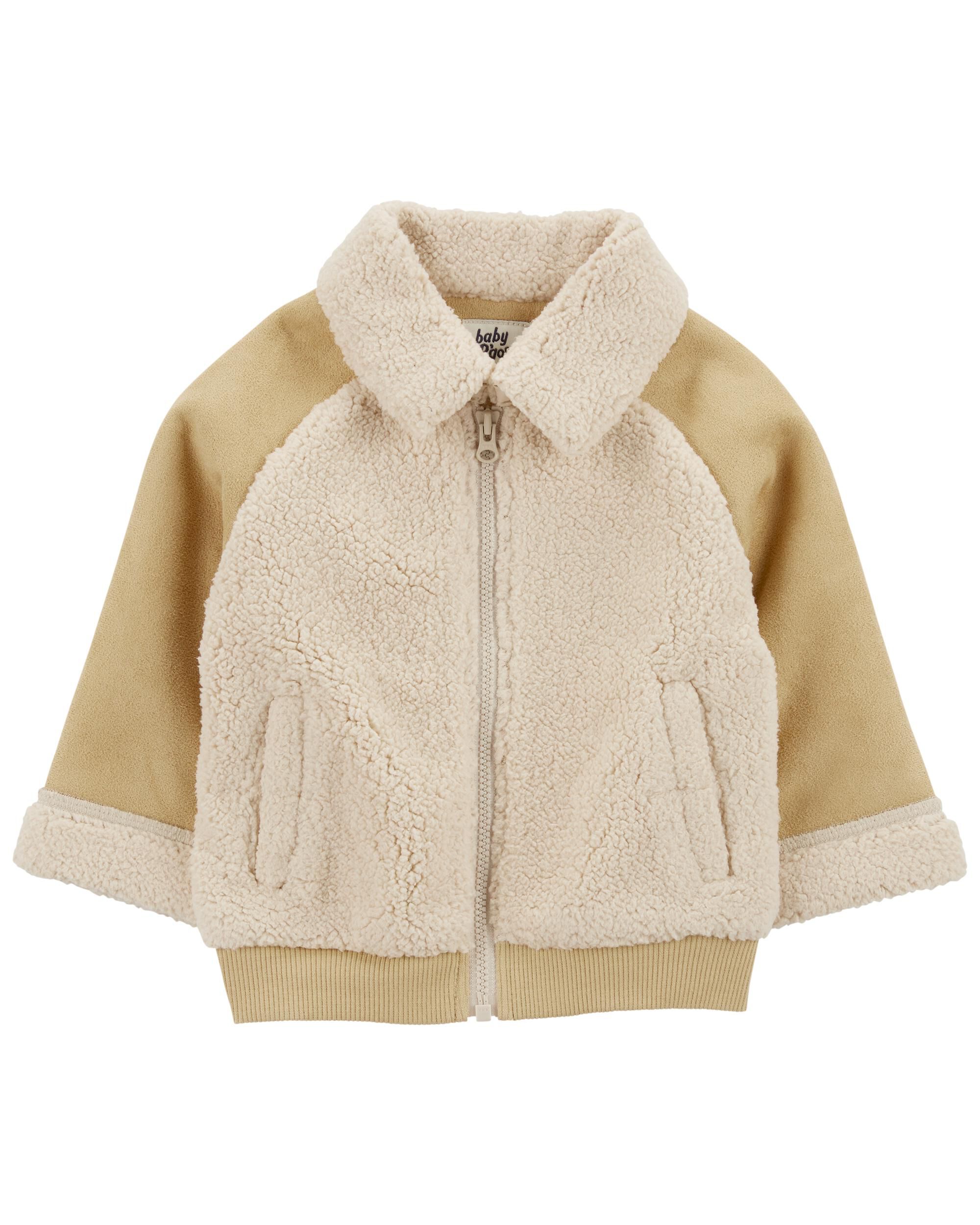 FR2 Rabbits County Club ジャケット ベージュ XL Baby Colorblock Fleece & Sherpa Jacket - Tan - OshKosh