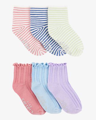 Product image 1 of Toddler 6-Pack Ankle Socks