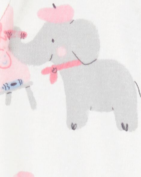  Product image 2 of Baby 1-Piece Elephant 100% Snug Fit Cotton Footie Pajamas
