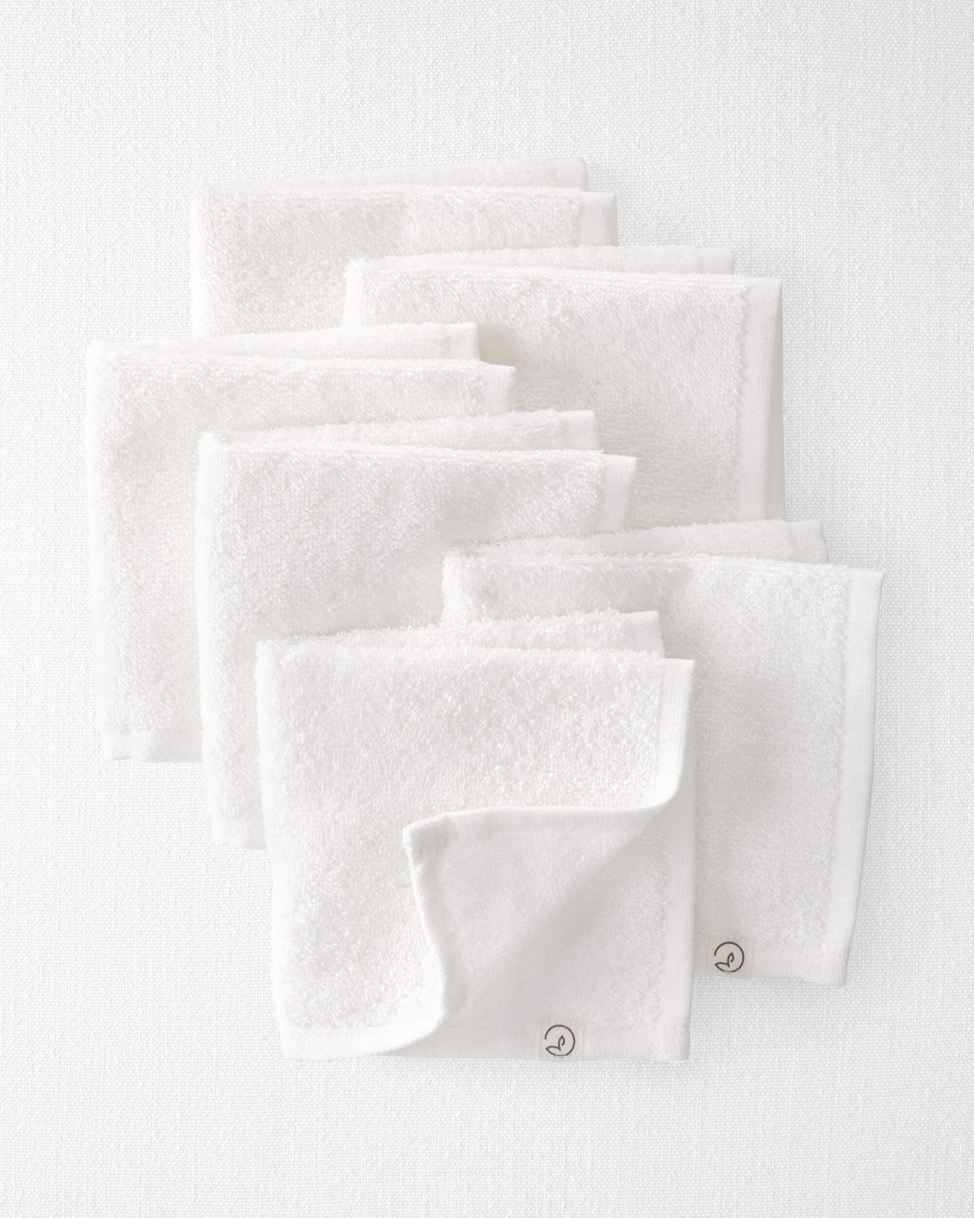 Baby 6 Pack Organic Cotton Washcloths