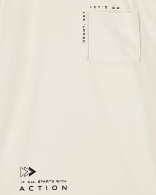 Product image 2 of Kid Short-Sleeve Active Tee - Ivory