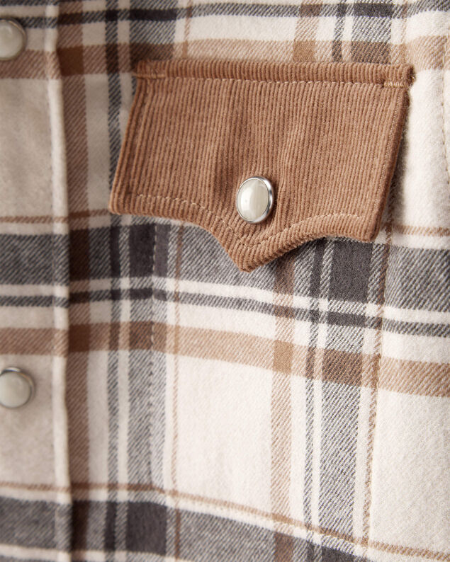 Product image 2 of Toddler Boy Western Plaid Cotton Long-Sleeve Button-Down