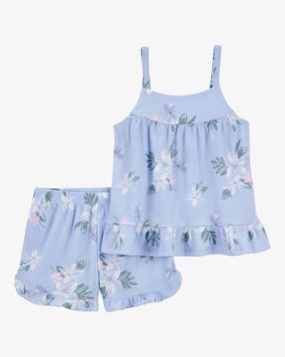 Product image 1 of Kid 2-Piece Floral Loose Fit Pajamas