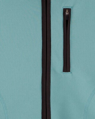 Product image 2 of Kid Stretch Tech Zip-Up Hooded Jacket - Teal