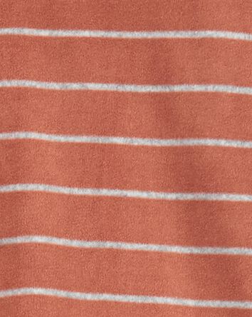 Kid 1-Piece Striped Fleece Footie PJs, 