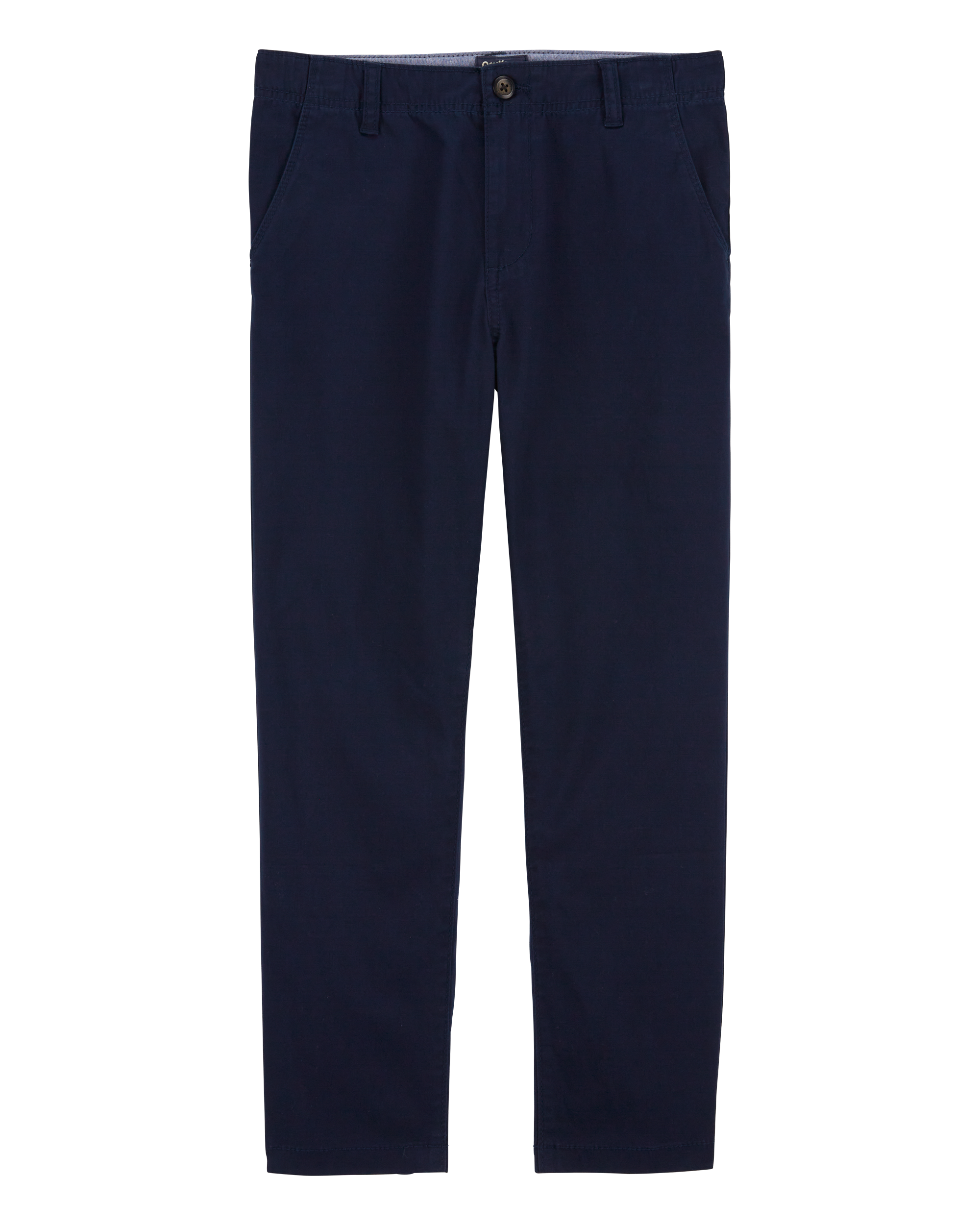 Boys Husky Fit Stretch Chino Pants - Navy