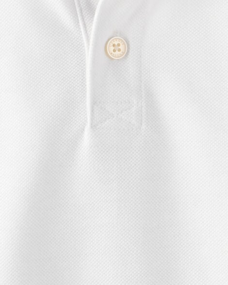 Toddler Pique Uniform Polo Shirt - Navy