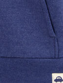 Navy - Baby Zip-Up Fleece Hoodie, Selected