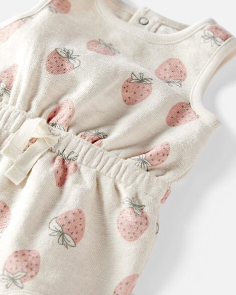  Product image 2 of Baby Organic Cotton Strawberry-Print Romper