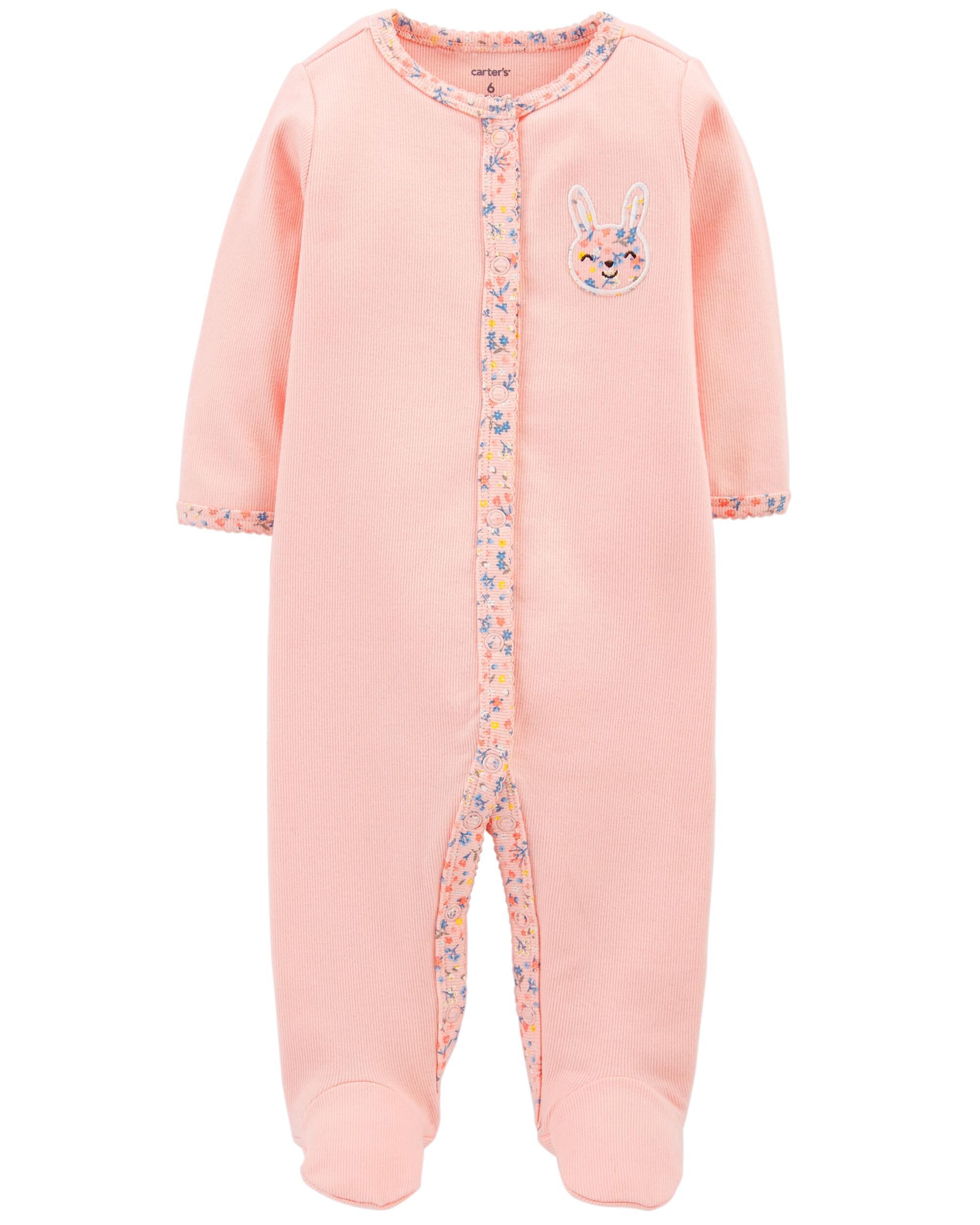 carters pink bunny dress