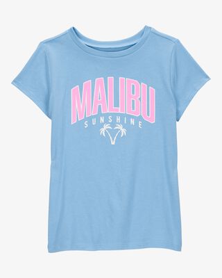 Product image 1 of Kid Malibu Sunshine Short-Sleeve Graphic Tee - Blue