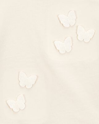 Product image 2 of Baby Butterfly Short-Sleeve Top - Ivory