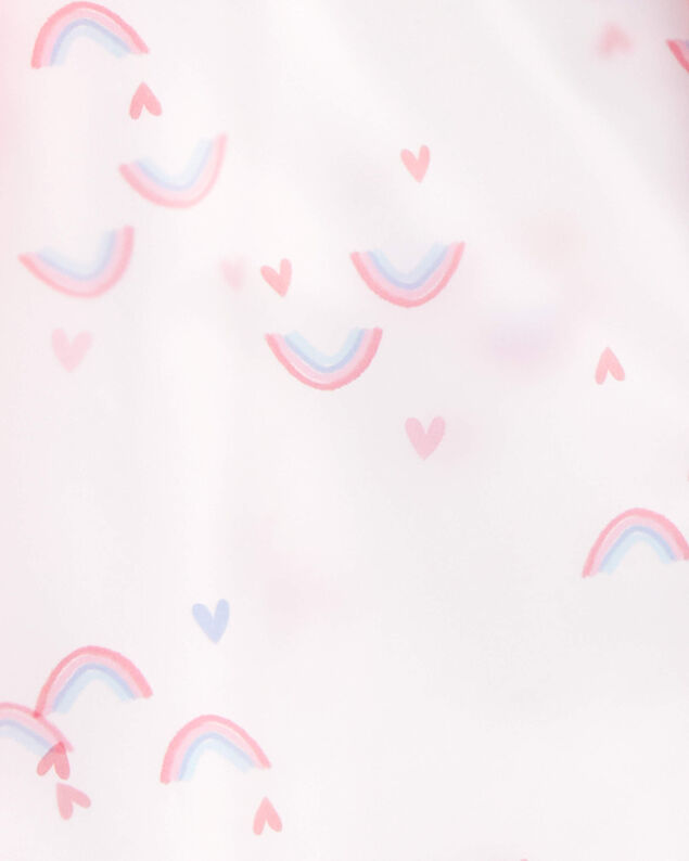 Product image 2 of Toddler Rainbow Translucent Rain Jacket - Pink