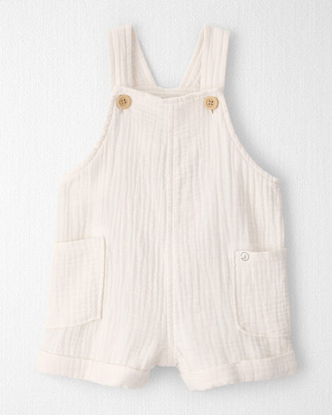 Baby Organic Cotton Gauze Shortalls