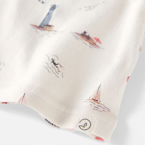 Product image 2 of Toddler Organic Cotton Pajamas in Coastal Vacation Print