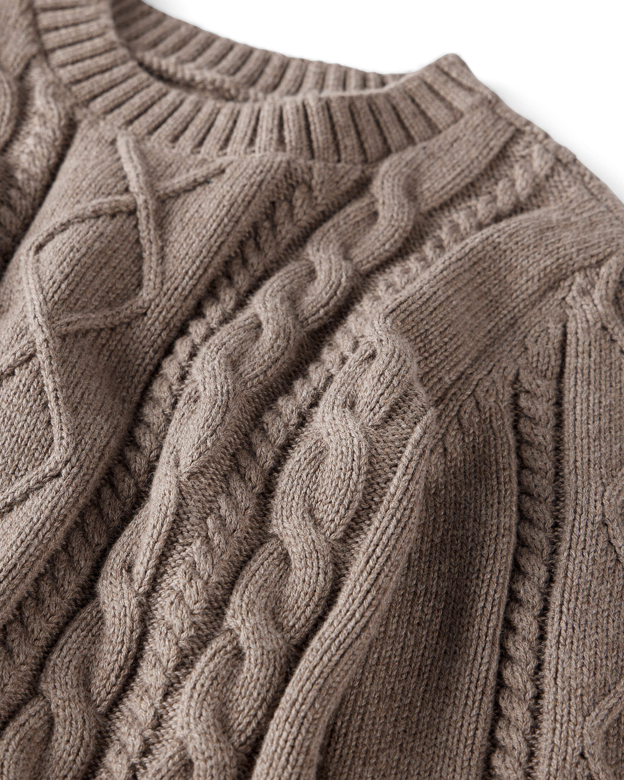 【2plan】Cable soft knit Cotton Cable Knit Half-Zip Sweater - GANT