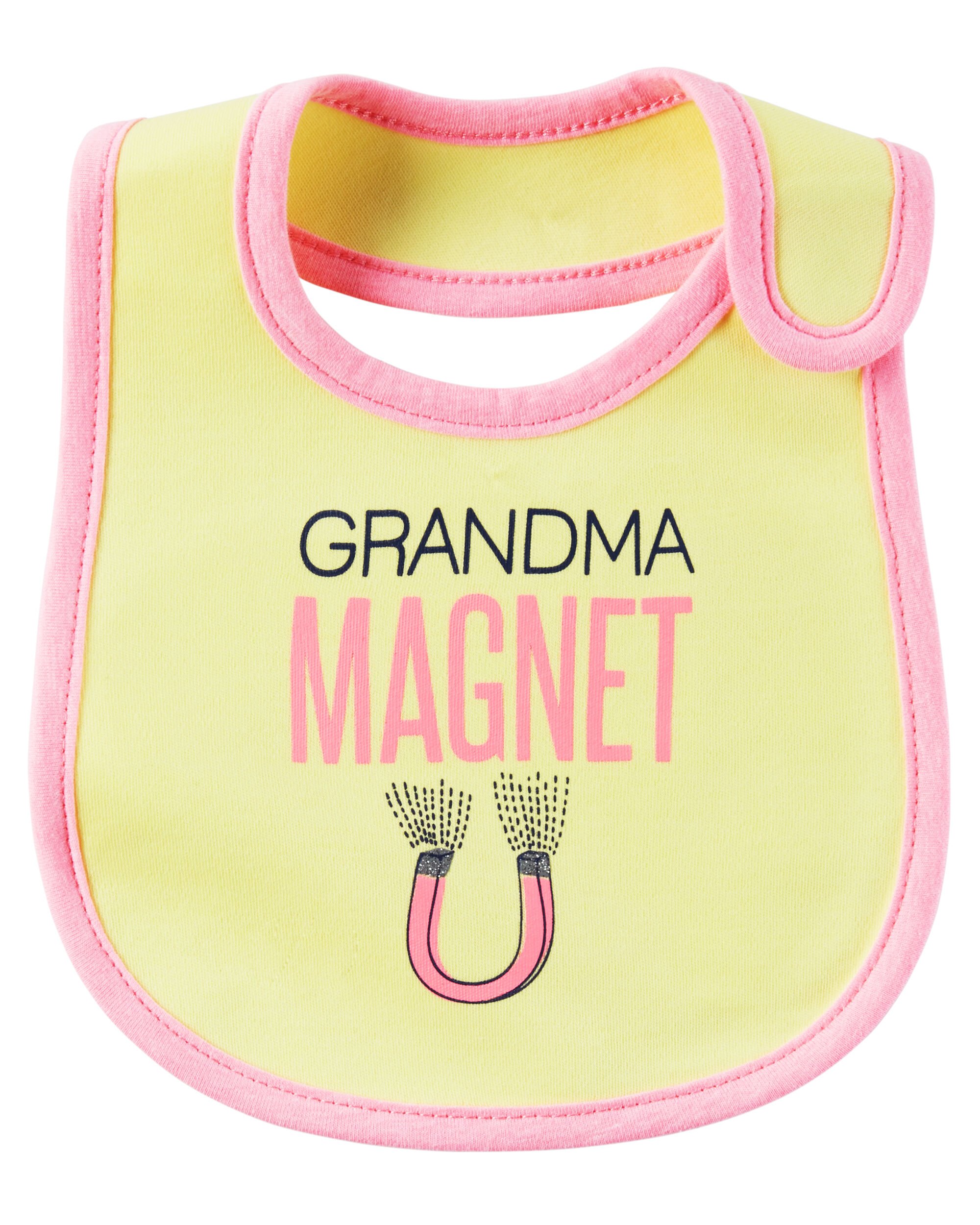 grandma magnet teething bib carters com