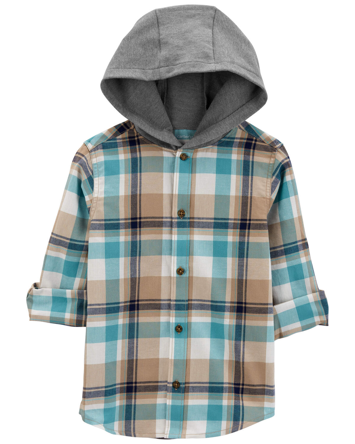 INFANTS BUTTON FRONT SHIRT KINDRED SKIES main image 1