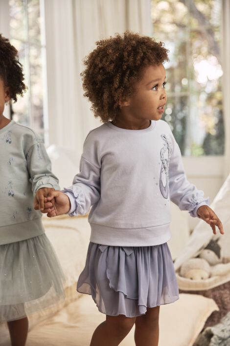  Product image 3 of Toddler Ballet Crew Neck Cotton Pullover