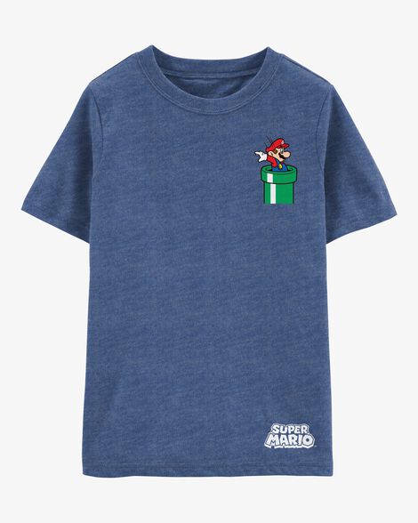  Product image 1 of Kid Super Mario Pocket Tee - Navy