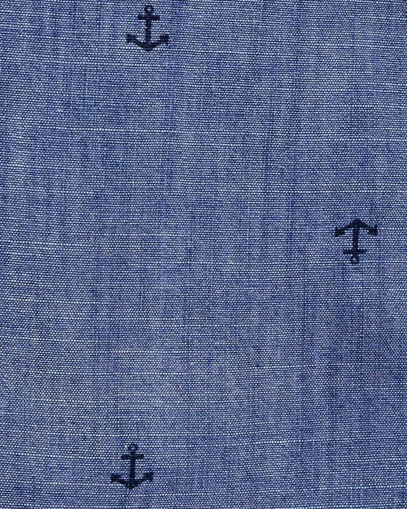Anchor Chambray Button Front Shirt Carters Com