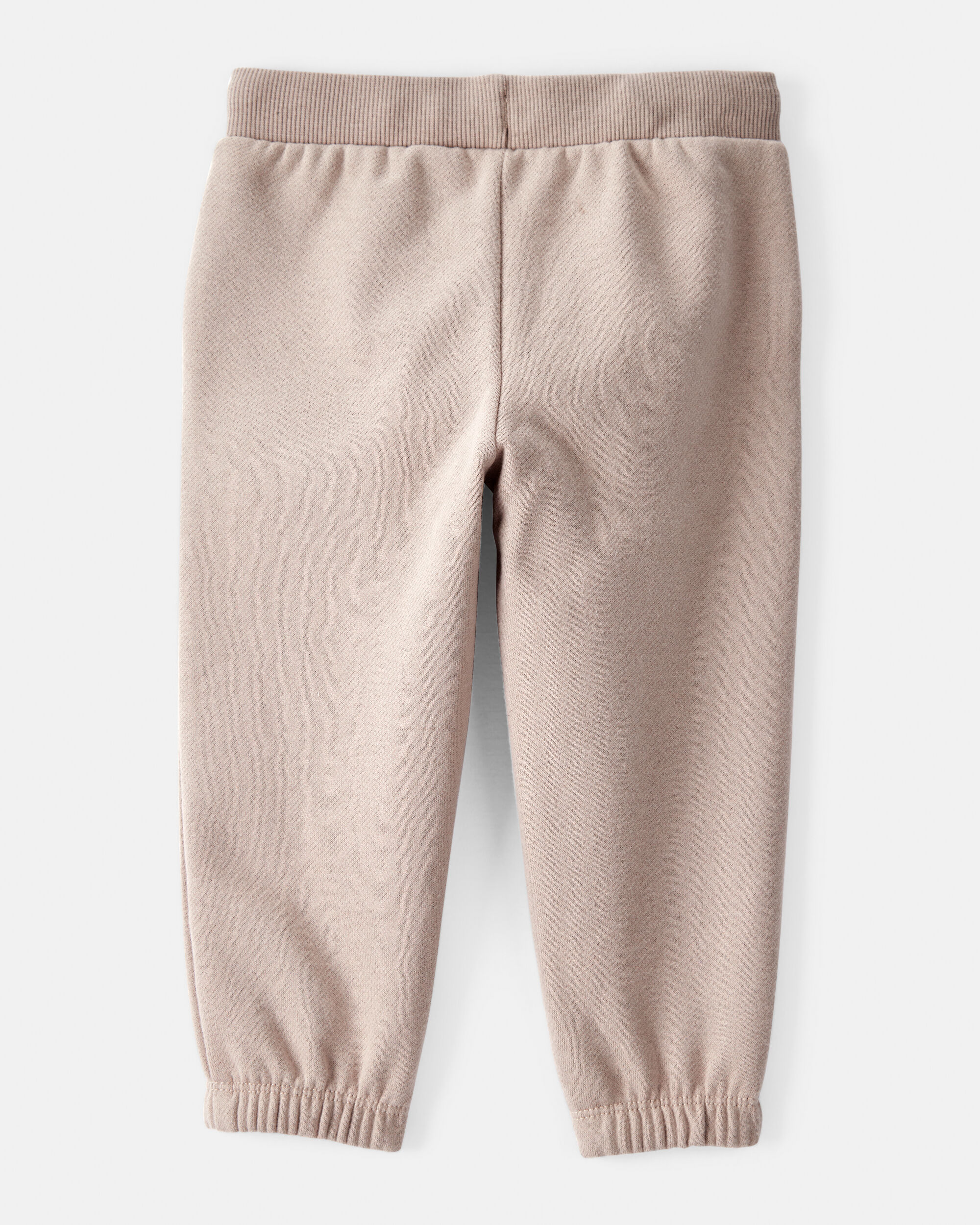 Baby Girl 2-Piece DayDream Fleece Quarter-Zip Pullover Sweatshirt & Joggers Set - Brown