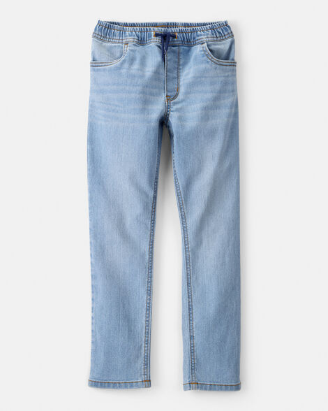 Boys Tapered Denim Jeans - Blue