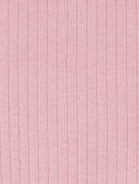 Pink - Toddler Ribbed Long-Sleeve Peplum Top, Selected