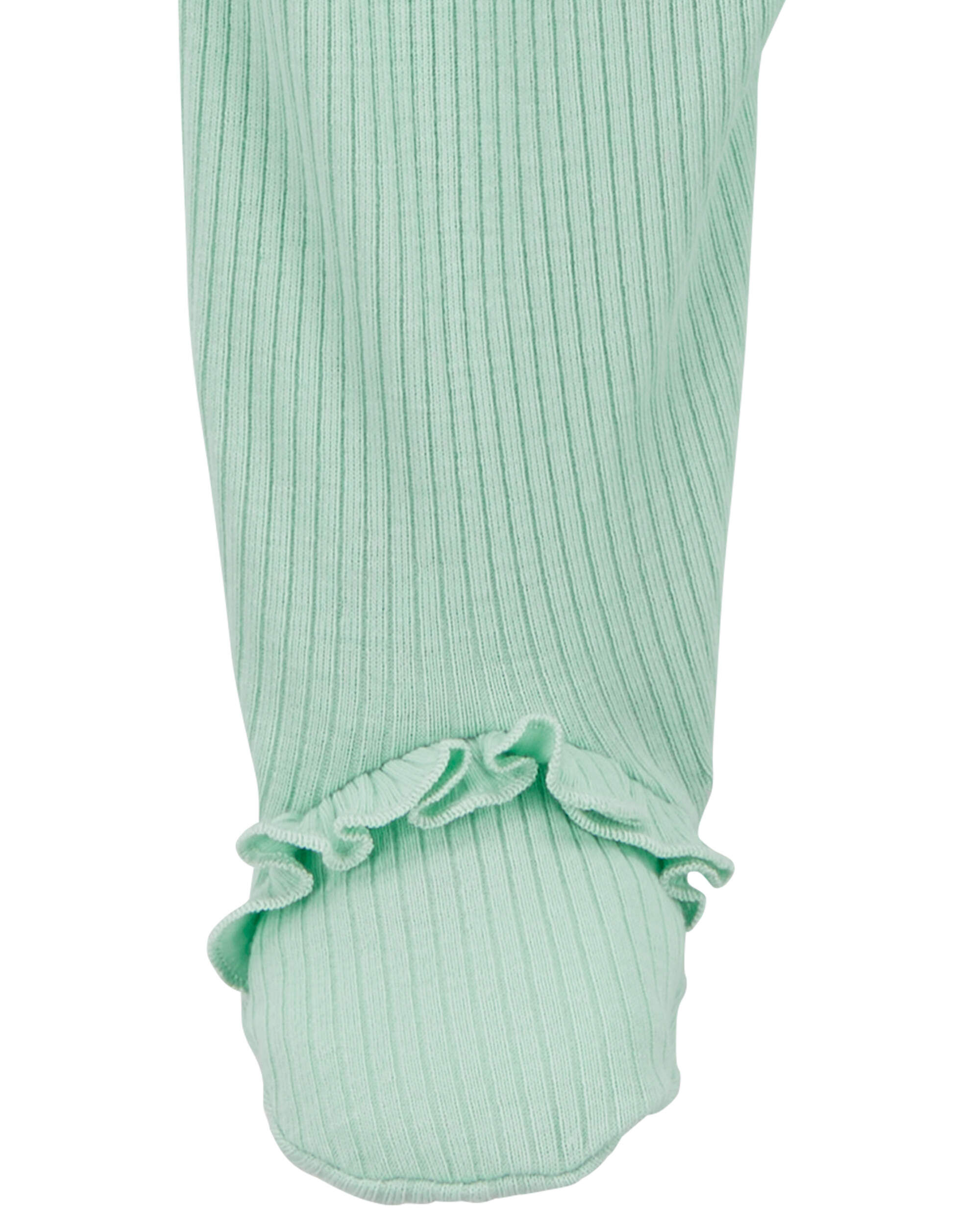 Baby Textured 2-Way Zip Sleep & Play Pajamas
