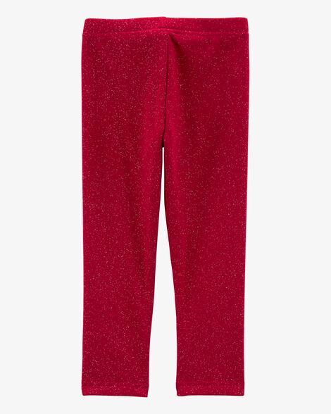  Product image 3 of Toddler Glitter Cozy Fleece Leggings