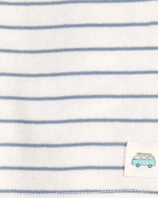 Product image 2 of Baby 2-Piece Striped Pant Set - Blue/Ivory