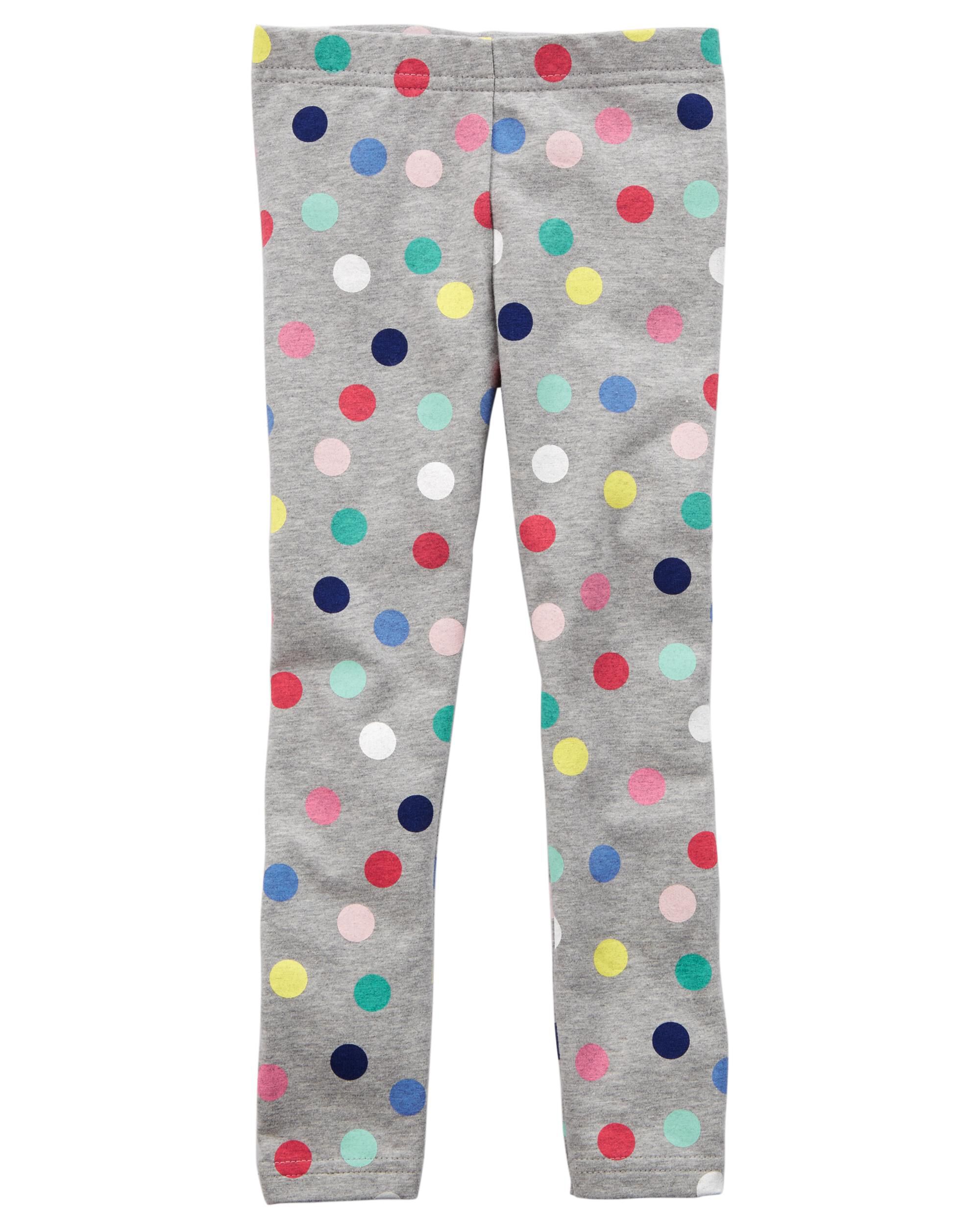 baby polka dot tights