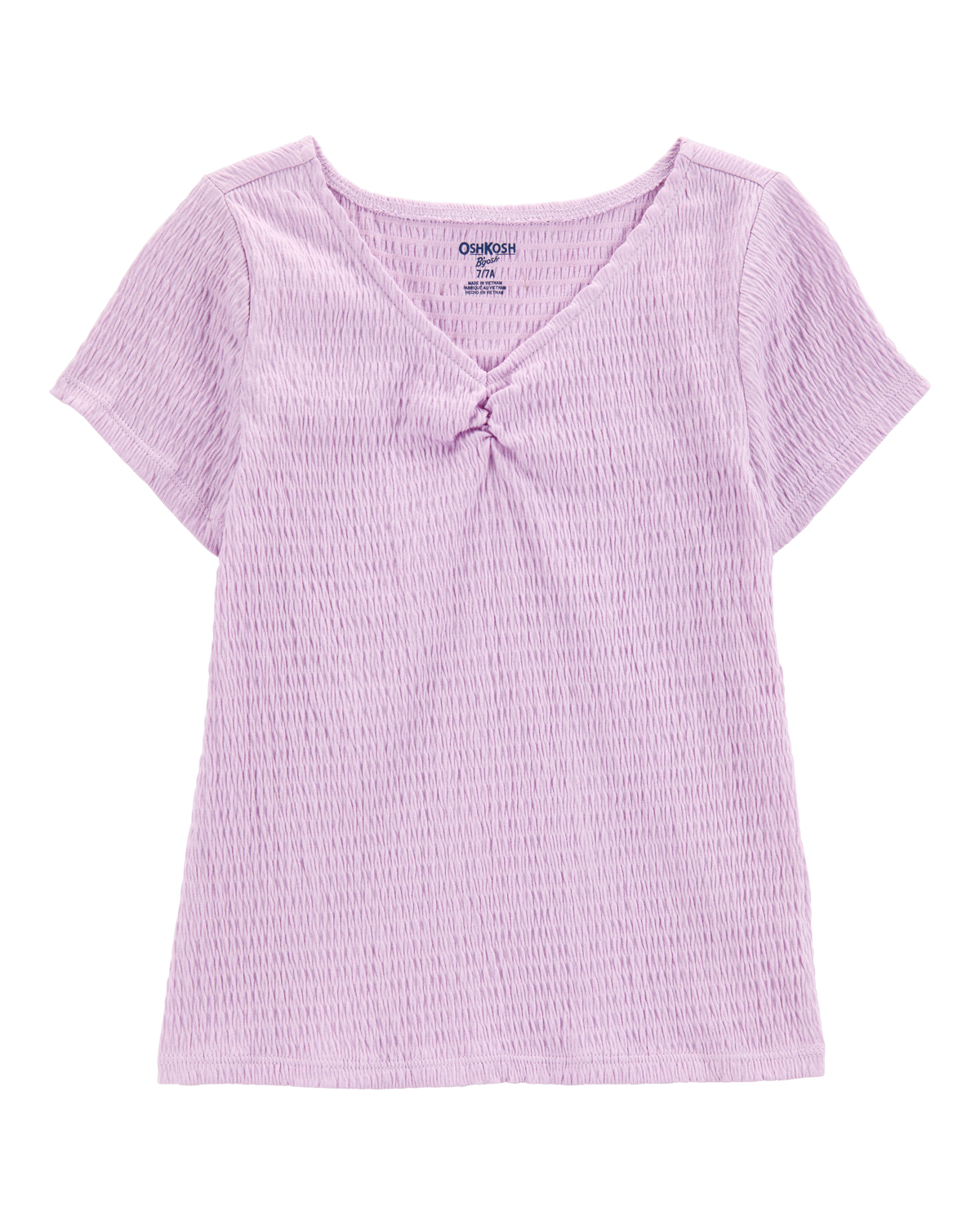 Kid Short-Sleeve Crinkle Top - Purple - OshKosh | Carter's Kid Short-Sleeve Crinkle Top - Purple - OshKosh | Carter's