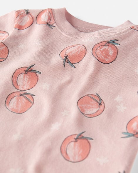 Product image 2 of Baby Organic Cotton Pajamas in Peach Print