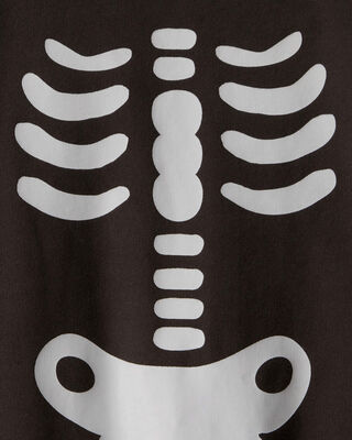 Product image 2 of Baby Skeleton Long-Sleeve Jumpsuit - Black