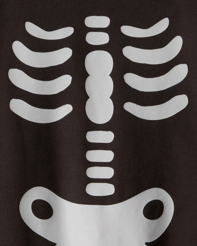 Product image 2 of Baby Skeleton Long-Sleeve Jumpsuit - Black