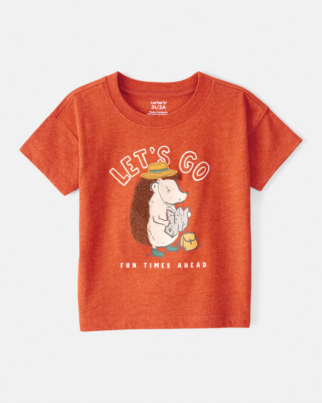 Product image 1 of Toddler Boy Hedgehog Short-Sleeve Graphic Tee - Orange